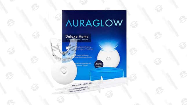 AuraGlow Teeth Whitening Kit | $30 | Amazon Gold Box