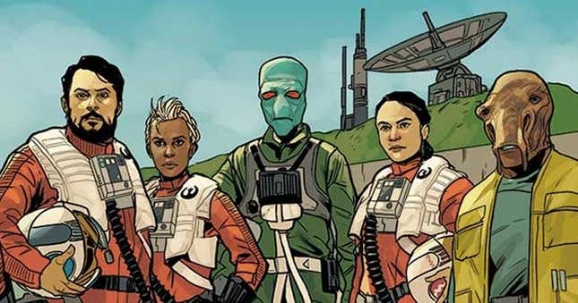 L’ulo flying for the Resistance as part of Black Squadron.