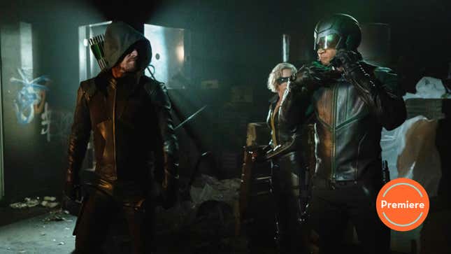 Image for article titled In Arrow’s promising final season premiere, Oliver pays a visit to Pottersville