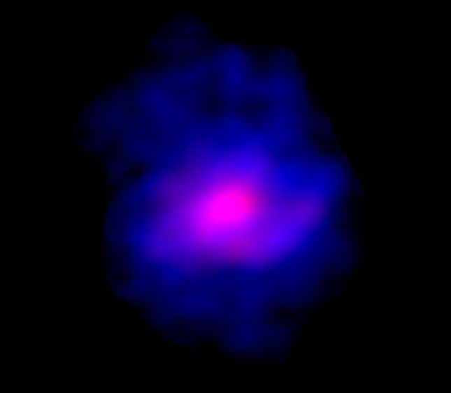 Concentrations of gas and dust in the primordial ALESS 073.1.