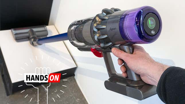 Image for article titled The Most Exciting Update to Dyson&#39;s New Cordless Vac Is... a Battery Meter?