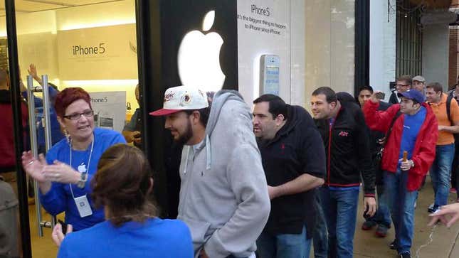 Image for article titled New, Lighter iPhone Hailed By Exhausted, Humpbacked iPhone 4 Users