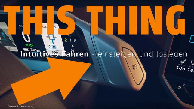 The Coolest Thing About the Electric VW ID.3 Is the Shifter