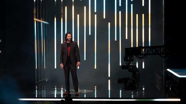 Keanu Reeves was also there to show off more of Cyberpunk 2077, which he also appears on. I am just posting this pic as proof I was in the same room as Keanu.