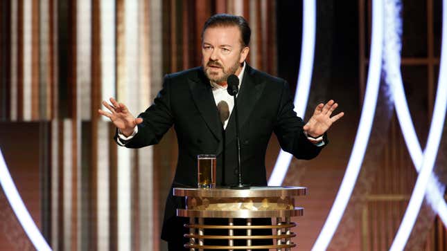 Image for article titled Ricky Gervais Has Become His Character from The Office