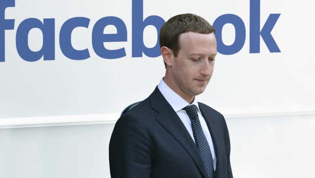 Image for article titled Investors Remind Mark Zuckerberg He Can’t Fuck With Them Like The Simpering Cowards In Congress