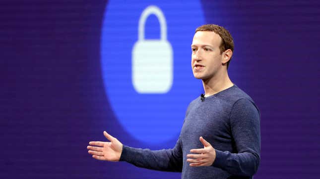 Facebook CEO Mark Zuckerberg in 2018.