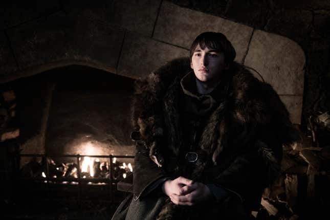 Bran (Isaac Hempstead-Wright) gets ready for an old friend to stop by.