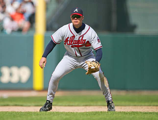 Image for article titled Chipper Jones Credits Gold Glove To Open-Minded Kay Jewelers In Local Mall