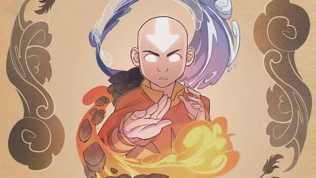 Aang unleashes his full power.