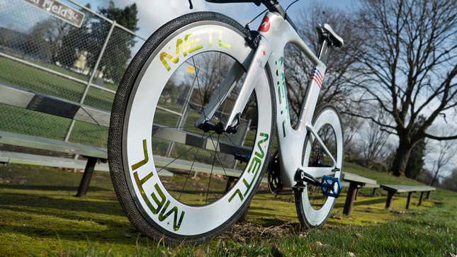 Image for article titled NASA's Nearly Indestructible Airless Titanium Tires Might Soon Be Available for Your Bike