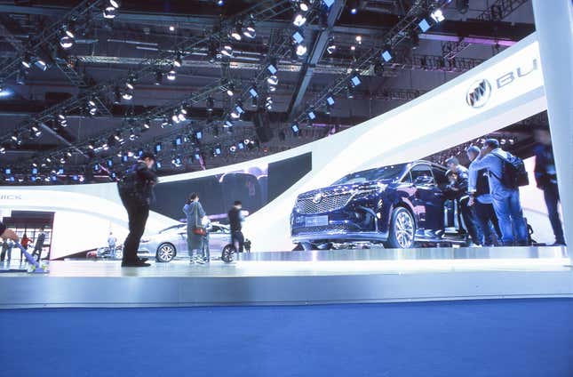The newest Buick GL8, this with a show car interior on the stand at this year’s Shanghai Auto Show. Photo Credit: Raphael Orlove
