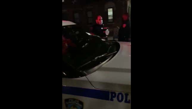 Image for article titled NYPD Officer Suspended After Video of Him Using Patrol Speaker to Say ‘Put It on Facebook. Trump 2020,’ Was Put on Facebook