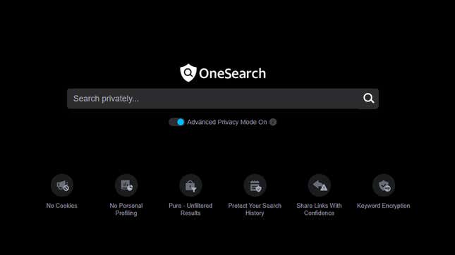 Image for article titled Is Yahoo&#39;s New &#39;OneSearch&#39; Engine Good for Privacy?