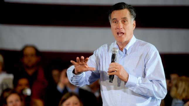 Image for article titled &#39;I Feel Your Pain,&#39; Romney Tells Campaign Rally Attendees Who Make $20 Million A Year