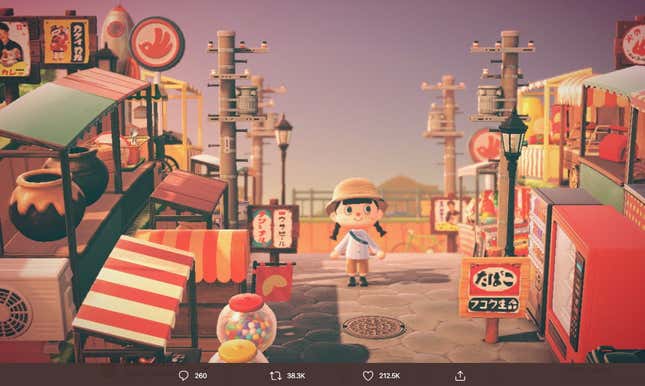 Image for article titled Retro Japan Recreated In Animal Crossing: New Horizons