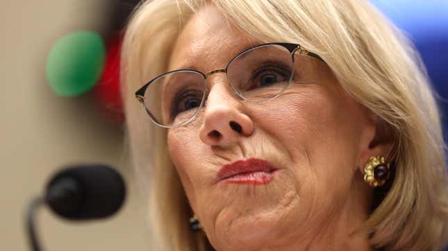Image for article titled Add American History to the List of Things Betsy DeVos Does Not Understand