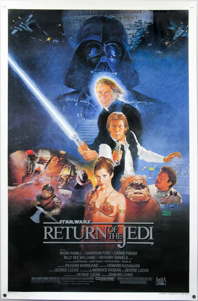 Image for article titled The Best Star Wars Movie Posters of All Time