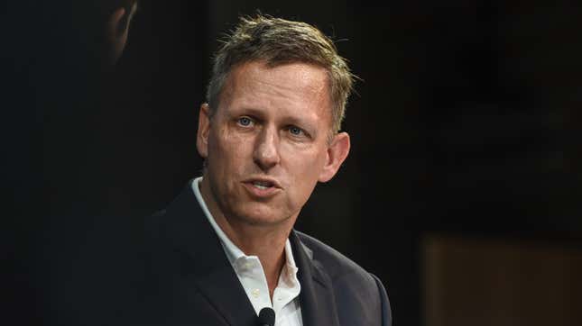 Image for article titled Trump Admin Gives Coronavirus Tracking Contract to Peter Thiel&#39;s Palantir: Report