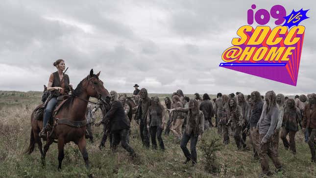June (Jenna Elfman) wrangles some zombies on Fear the Walking Dead’s season five finale.