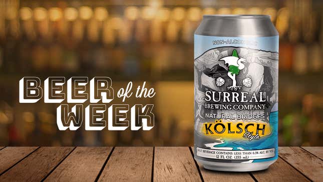 Image for article titled Beer Of The Week: Surreal’s Natural Bridges kolsch is a non-alcoholic beer I can get behind