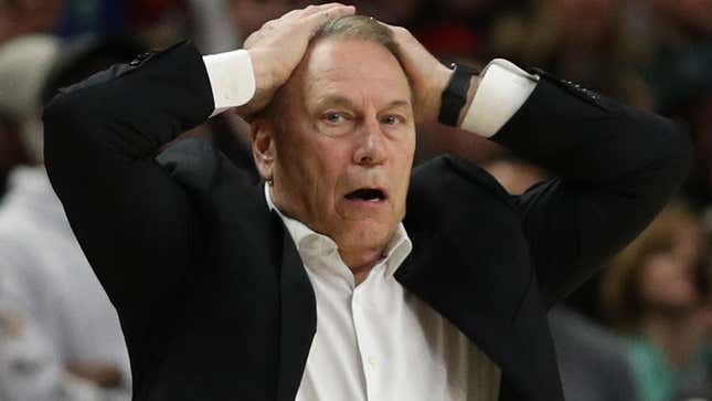 Michigan State’s Tom Izzo is sidelined with a positive COVID-19 test.