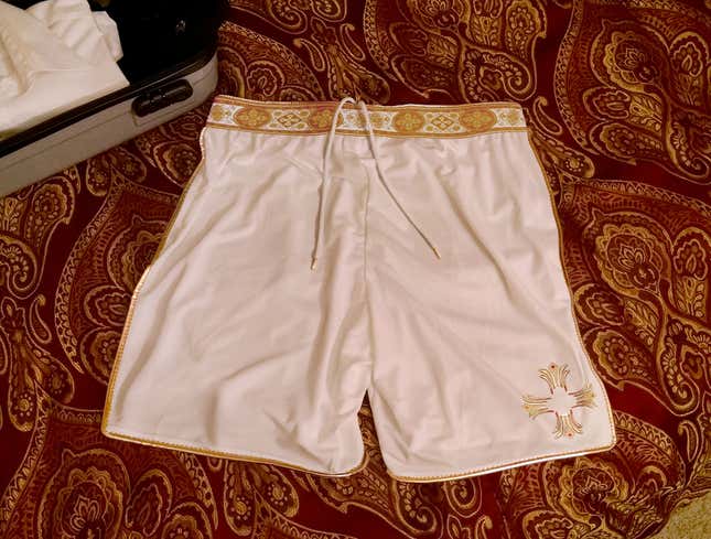 Image for article titled Pope Francis Packs Swimming Vestments Just In Case There Pool At Hotel