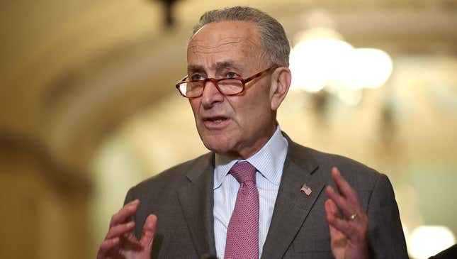 Image for article titled Chuck Schumer Relieved He’s Never Taken Stance Meaningful Enough To Have Someone Mail Him Explosive