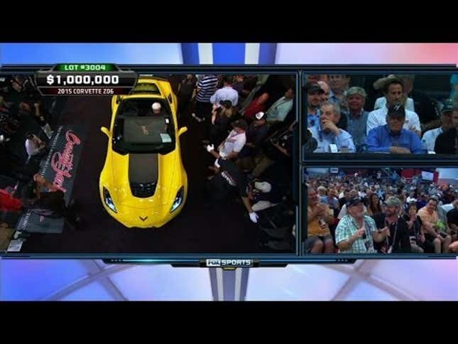 The First 2015 Corvette Z06 Just Sold For A Whopping $1 Million