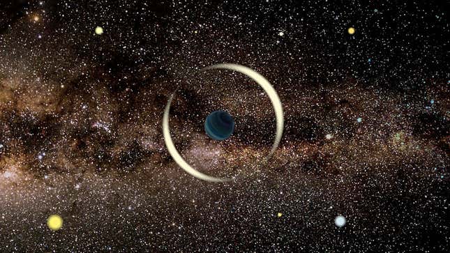 Artist’s conception of a rogue planet. 