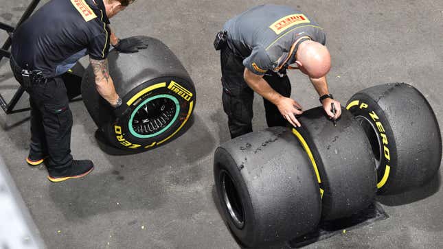 Image for article titled Inside Pirelli&#39;s Massive Formula One Tire Operation