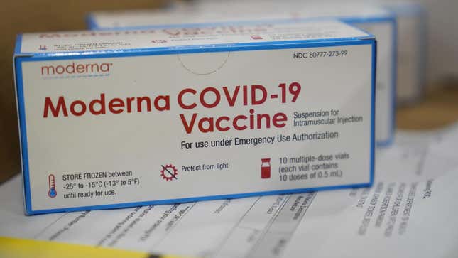 Image for article titled Moderna Says Its Vaccine Should Work Against UK and South Africa Coronavirus Variants