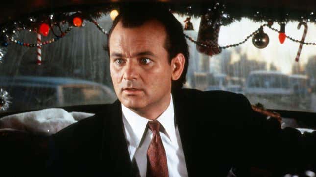 Bill Murray in the original Scrooged. 