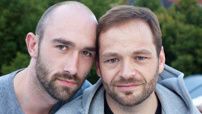 Image for article titled Report: No Gay People Actually Refer To Selves As &#39;Same-Sex Couple&#39;
