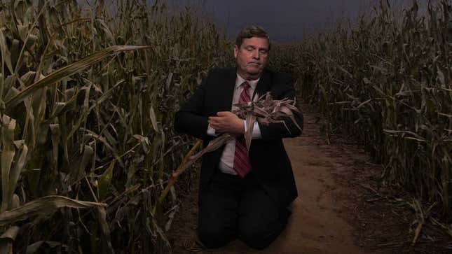 Image for article titled Vilsack Stays Up All Night With Sick Corn Plant