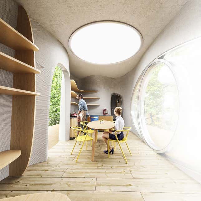 Imagen para el artículo titulado Construir una futurista casa flotante en 48 horas, el último reto de la impresión 3D