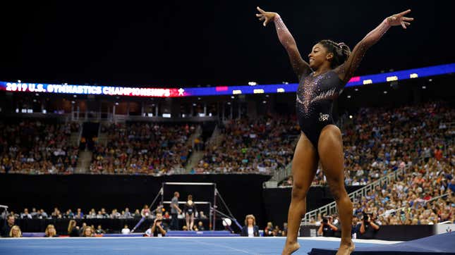 Image for article titled Simone Biles Keeps Winning