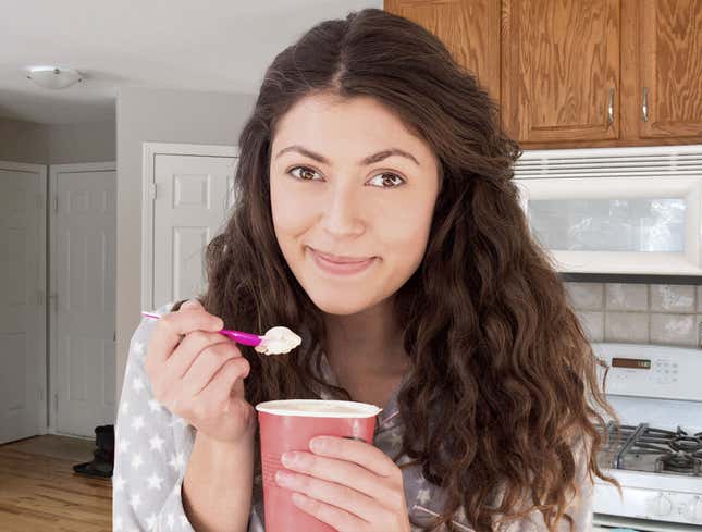 Image for article titled Woman Not So Lactose Intolerant When Boyfriend Out Of Town