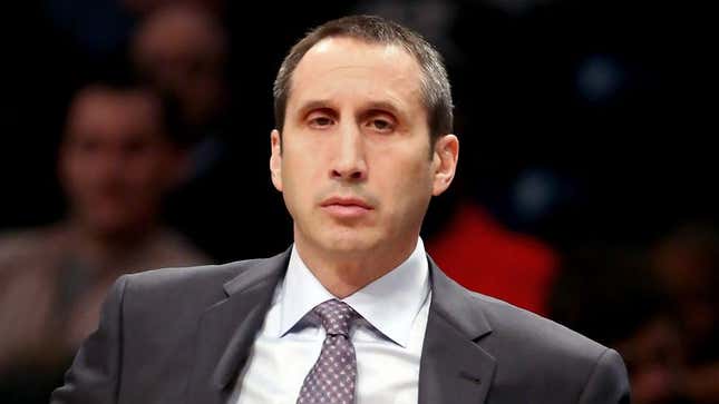 Image for article titled Bored David Blatt Just Drawing Up Plays For Fun During Cavs Game