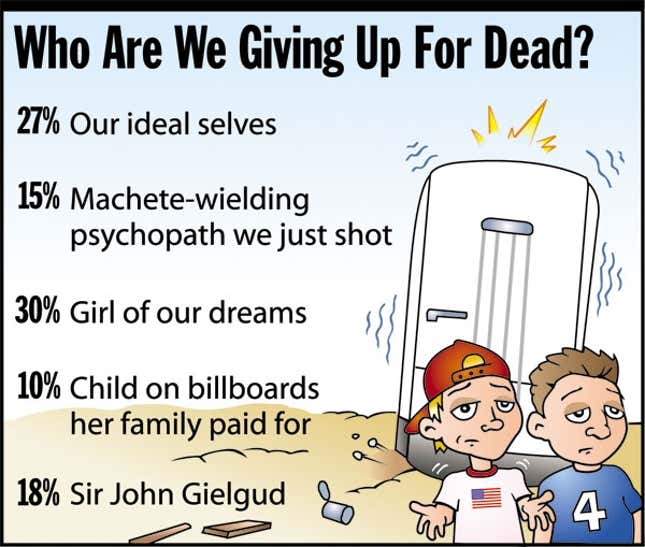 Image for article titled Who Are We Giving Up For Dead?