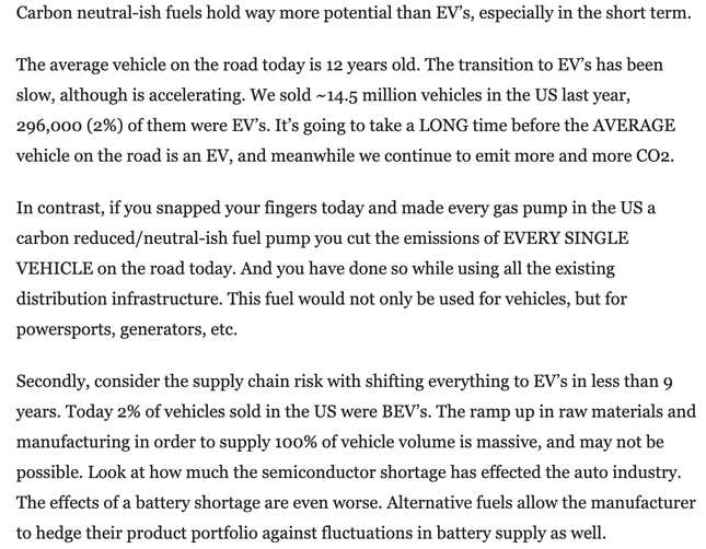 Image for article titled EV&#39;s Or Alternative Fuel? You Decided