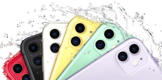The new iPhone 11 is IP68 rated and is water resistant up to two meters for up to 30 minutes. But it’s probably the last thing you’d want to take on a dive.