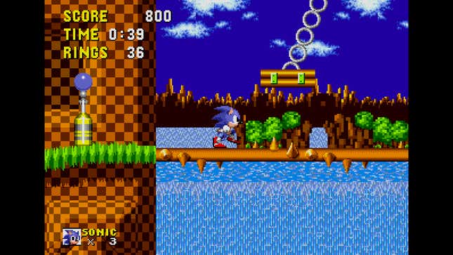 My favorite achievement in any video game is the one where you burn this spike bridge with a flame shield in Sonic Mania. It’s named “Now It Can’t Hurt You Anymore” which is apt because fuck this bridge.
