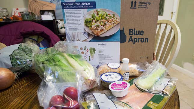 Image for article titled This pandemic might just be the lifeline Blue Apron needed
