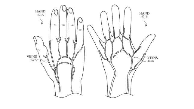 Image for article titled Future Apple Watches Could Scan Your Veins to Detect Gestures