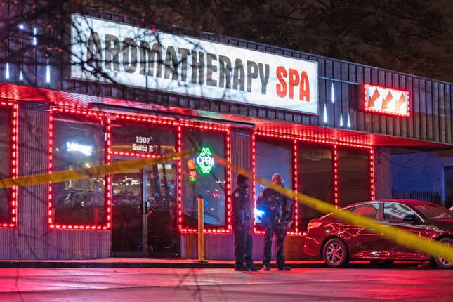 Atlanta’s Aromatherapy Spa was one of three locations in the city where a total of eight people died senselessly yesterday.