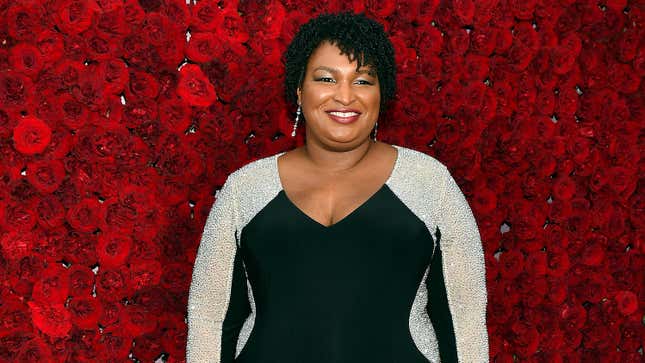  Stacey Abrams attends Tyler Perry Studios grand opening gala at Tyler Perry Studios on Oct. 05, 2019 in Atlanta.