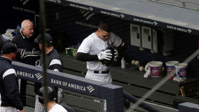 Image for article titled Aaron Judge Becomes Another Name On A Long List Of Injured Yankees