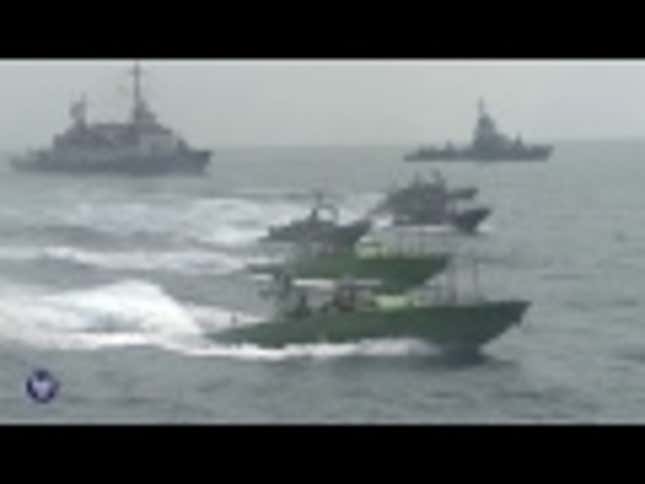 Israeli Commandos Find A Boatload Of Rockets Under Iranian Cement