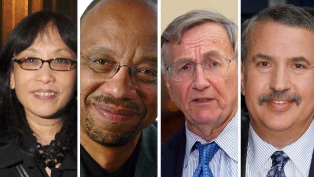 Four journalists who felt physically ill knowing they had been rewarded over a vastly superior media outlet.